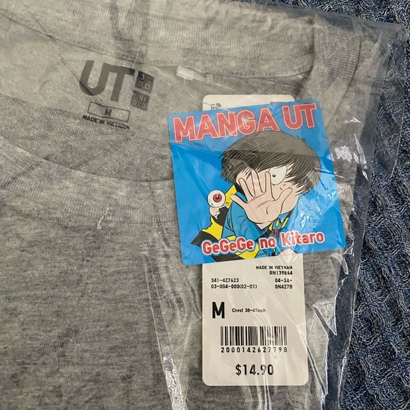 NWT Uniqlo Manga UT x Gegege no Kitaro Short Sleeve Graphic T-Shirt Size M - Picture 6 of 7